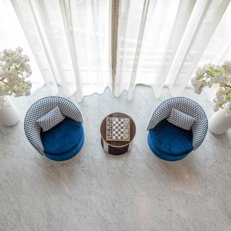 Some nooks and corners are so vital for any space to relax and unwind, this swivel seating with…